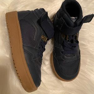 H&M toddler boys high top sneakers blue USA 7.5